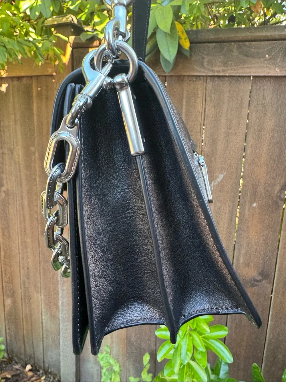 Coach Loved Leather Chain Tabby